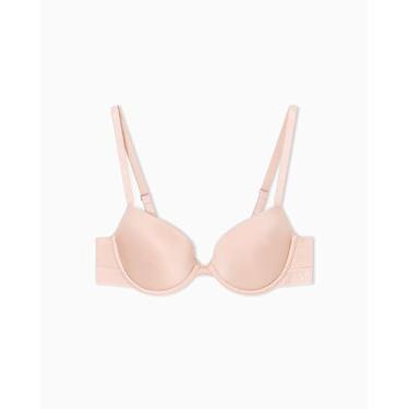 Imagem de Emporio Armani Sutiã push-up de microfibra icônico feminino, Nude., (38) C