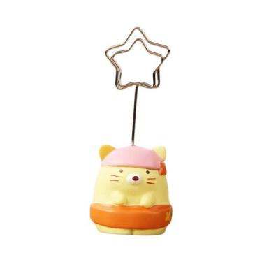 Imagem de Suporte De Mensagens De Resina Animal, Decoração Fofa Para Mesa De Esc