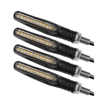 Imagem de Luzes De Sinalização LED Universais Para Motocicletas 2/4 Peças À Prov