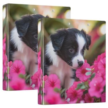 Imagem de Fichário personalizado com 3 anéis de 3 anéis de 3,8 cm para portfólio de 200 folhas, anel redondo, 31,5 x 27 x 6 cm, 1 pacote