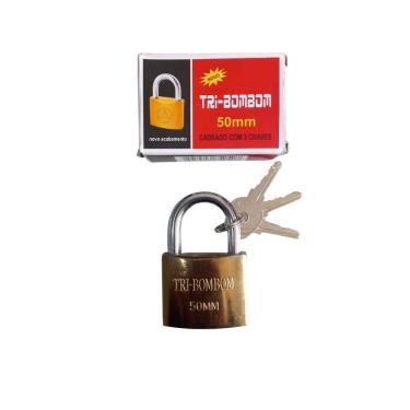 Imagem de Cadeado Individual 50mm com 3 Chaves