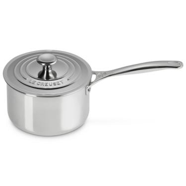 Imagem de PANELA LE CREUSET MOLHEIRA SIGNATURE 3-PLY EM AÇO INOX 18CM 96600918000000