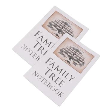 Imagem de Caderno de árvore Genealógica, Livro de Registro de História da Família de Dois Lados, 16 Páginas para Genealogistas