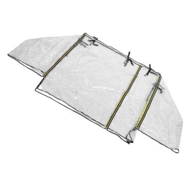 Imagem de FTVOGUE Cobertura de Empilhadeira PVC Transparente à Prova de Intempéries Proteção para Todas As Estações para a Maioria das Empilhadeiras Padrão para Uso Interno e Externo