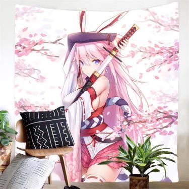 Imagem de Tapeçaria Honkais Impacts Anime Manga Design H 113x150cm