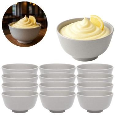 Imagem de 12 Tigelas Bowl Granilite De Melamina P/ Sobremesas 500ml - Lyor