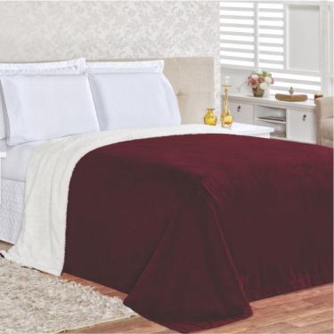 Imagem de Edredom Cobertor Coberta Manta Casa Show Queem - Vinho
