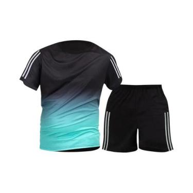 Imagem de Camiseta Masculina De Secagem Rápida Com Gola Redonda E Manga Curta Co