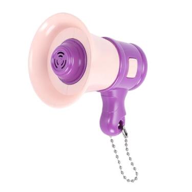 Imagem de Asixxsix Mini Brinquedo Megafone, Megafone para Crianças, Portátil Pendurado Amplificador de Voz, Presentes de Aniversário Brinquedos Ao Ar Livre para Crianças Brinquedos da (Roxa)