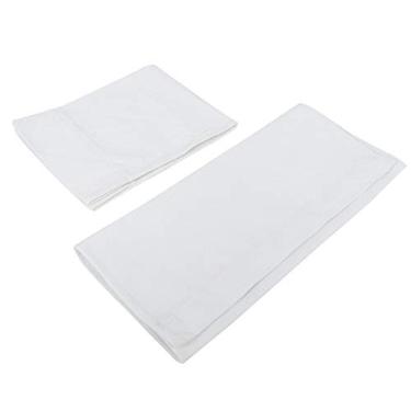 Imagem de Luqeeg 1 Conjunto de Pano de Assento de Substituição de Lona de Cadeira de Diretor, Feito de Material de Lona Durável-perfeito para Acessórios de Móveis de Suprimentos Domésticos (Branco)