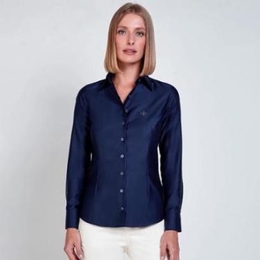 Imagem de Camisa Dudalina Luxury Cetim Feminino-Feminino