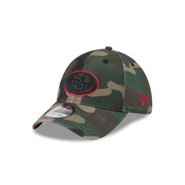 Imagem de BONE NEW ERA 39THIRTY SAN FRANCISCO 49ERS NFL SALUTE SERVICE 2025 MILITAR-Masculino