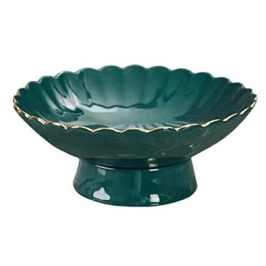 Imagem de Cesta de frutas de cerâmica, bandeja de frutas para servir sobremesa de frutas, prato de ponche para lanches, sobremesas, bandejas de frutas para festa