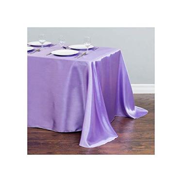 Imagem de 1 toalha de mesa retangular de cetim, sobreposições de mesa, decoração de casamento, banquete, toalha de mesa de jantar