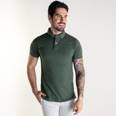 Imagem de Camisa Polo Tommy Hilfier Verde Mescla-Masculino