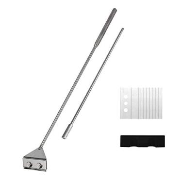 Imagem de Raspador de Algas Aquário Aço Inoxidável Limpador Tanque Peixes Mantém as Mãos Secas Afiado para