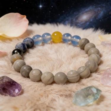 Imagem de Pulseiras elásticas para mulheres, homens, olho de tigre natural, lápis-lazúli, contas de cristal, pulseiras elásticas para alegria, felicidade, prazer, joias empilháveis para homens, pulseiras