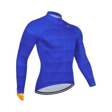 Imagem de Camisa De Ciclismo Térmica Masculina De Inverno Com Forro De Lã, Manga