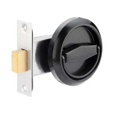 Imagem de Fechadura De Porta Invisível Embutida Em Aço Inoxidável Com Puxador De