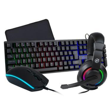 Imagem de Kit Teclado Mouse Headset e Mousepad Gamer Kalkan Odin Core 4 Em 1 - KLK00017