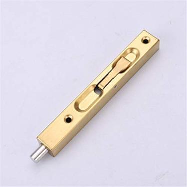 Imagem de Fechadura de porta de aço inoxidável parafuso de porta oculto trava de segurança trava de porta deslizante de 15 cm parafuso de banheiro ferragens à prova de poeira (cor: B) (C)