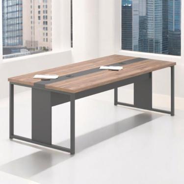 Imagem de Mesa De Reunião Para Escritório Roma Noce Preto