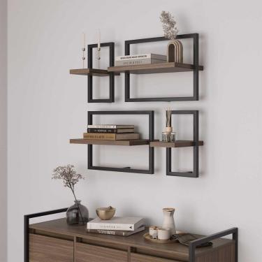 Imagem de Conjunto 4 Prateleiras Industrial Affara - Pleno