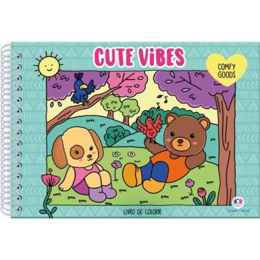 Imagem de Livro - Cute Vibes - Livro de Colorir