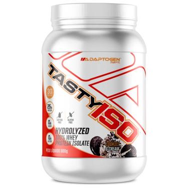 Imagem de Tasty Iso Whey Isolado Pote 900G Sabor Cookies e Cream