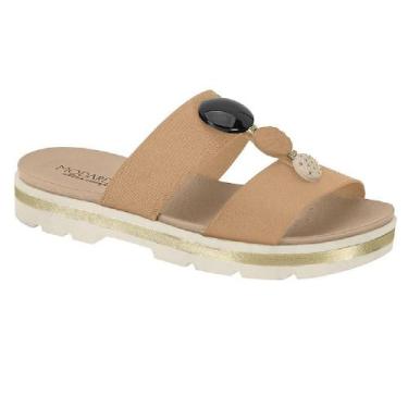 Imagem de Sandalia modare ultraconforto ref 713213826543 feminino, Bege, 37