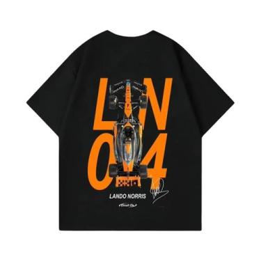 Imagem de Camiseta Gráfica Retro Y2K Oversized Unissex 100% Algodão Top De Verão