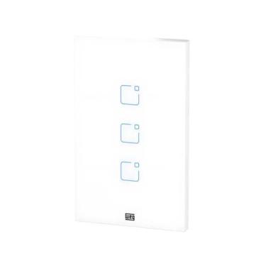Imagem de Interruptor touch 3 botoes wi-fi rf br 4x2 weg home