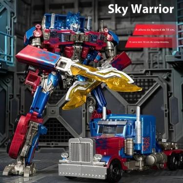 Imagem de Brinquedo Robô De Liga Metálica Transformável Para Meninos, Optimus Z 