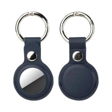 Imagem de Capa De Chaveiro Em PU Impermeável Para Apple Airtags, Etiqueta Anti-p