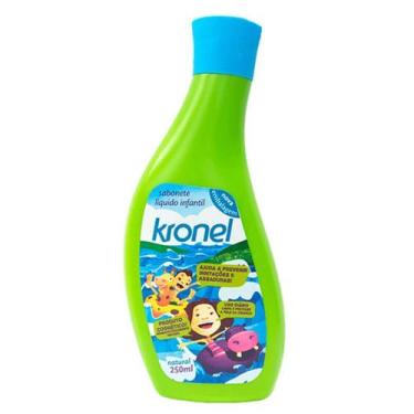 Imagem de Sabonete Líquido Infantil Kronel 250mL - Higiene Corporal Suave com Ar