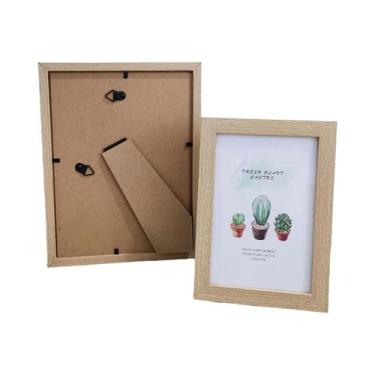 Imagem de Porta-Retrato De Madeira 10x15cm 15x20cm 20x25cm A4 Para Mesa Ou Pared