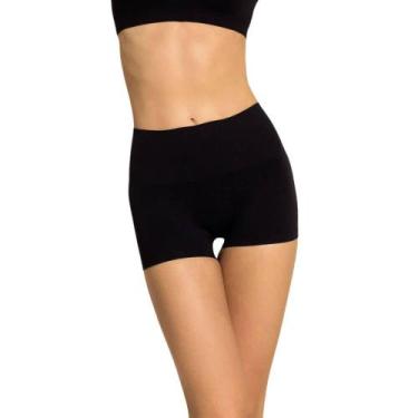 Imagem de Calcinha Short com Compressão Trifiil C03519/3519 Sem Costura, Preto, 