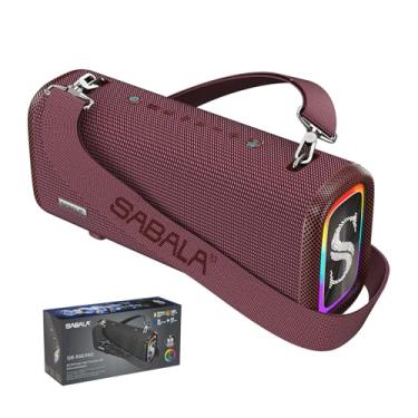 Imagem de SABALA DR-908 Pro Caixa de som,2025 Modelo Mais Recente,20800mAh 120w Subwoofer Bluetooth 5.4 IPX5 RGB 24H USB(vermelho)
