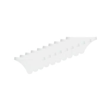Imagem de Kit com 10 Calcinhas Fio Dental Loba 40600-001 Colorido - LUPO, Branco