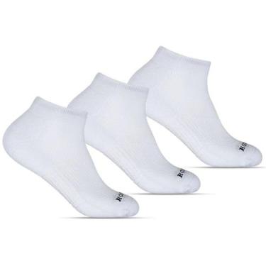 Imagem de Kit 3 pares de meia cano curto baixo soquete hoahi preta nf, 39/43, Br