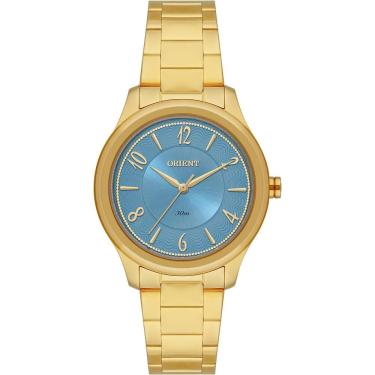Imagem de Relógio Orient Feminino Ref: Fgss0255 D2kx Casual Dourado