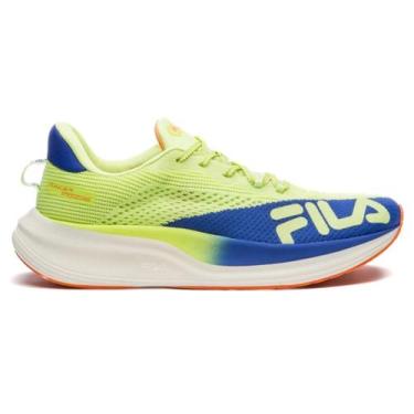 Imagem de Tênis Fila Racer Speedzone Masculino, 41, Verde, Azul