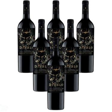 Imagem de Vinho Tinto Black Diablo Cabernet Sauvignon750ml Kit Com 6 - Concha Y 