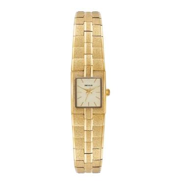 Imagem de Relógio Seculus Feminino Ref: 39000lpsvdb1 Retangular Bracelete Dourado