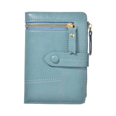 Imagem de Carteira Feminina De Alta Qualidade Em Couro PU, Curta E Dobrável, Ver