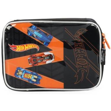 Imagem de Estojo Box 100 Pens Oficial HOT WHEELS Luxcel Preto EI41494
