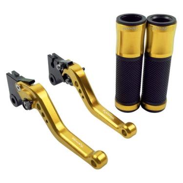 Imagem de Kit Manopla Manete Esportivo Honda Pop 100 110 110i - Stark Race, Dour