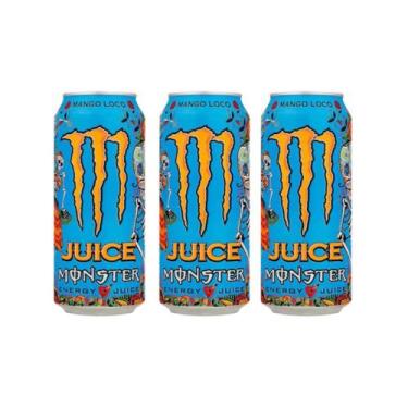 Imagem de Energético Monster Mango Loco 473Ml 3Un - Monster Energy