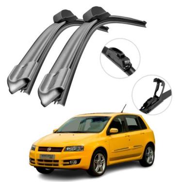 Imagem de Kit Limpador de Parabrisas Fiat Stilo Todos Anos Palheta de Silicone D