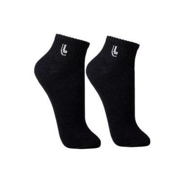 Imagem de Meia Lupo Adulto 3223 Sport Cano Baixo, Preto, 37 a 40